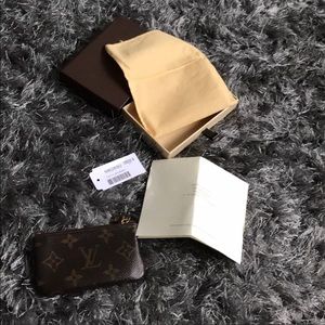 authentic Louis Vuitton monogram Key Pouch